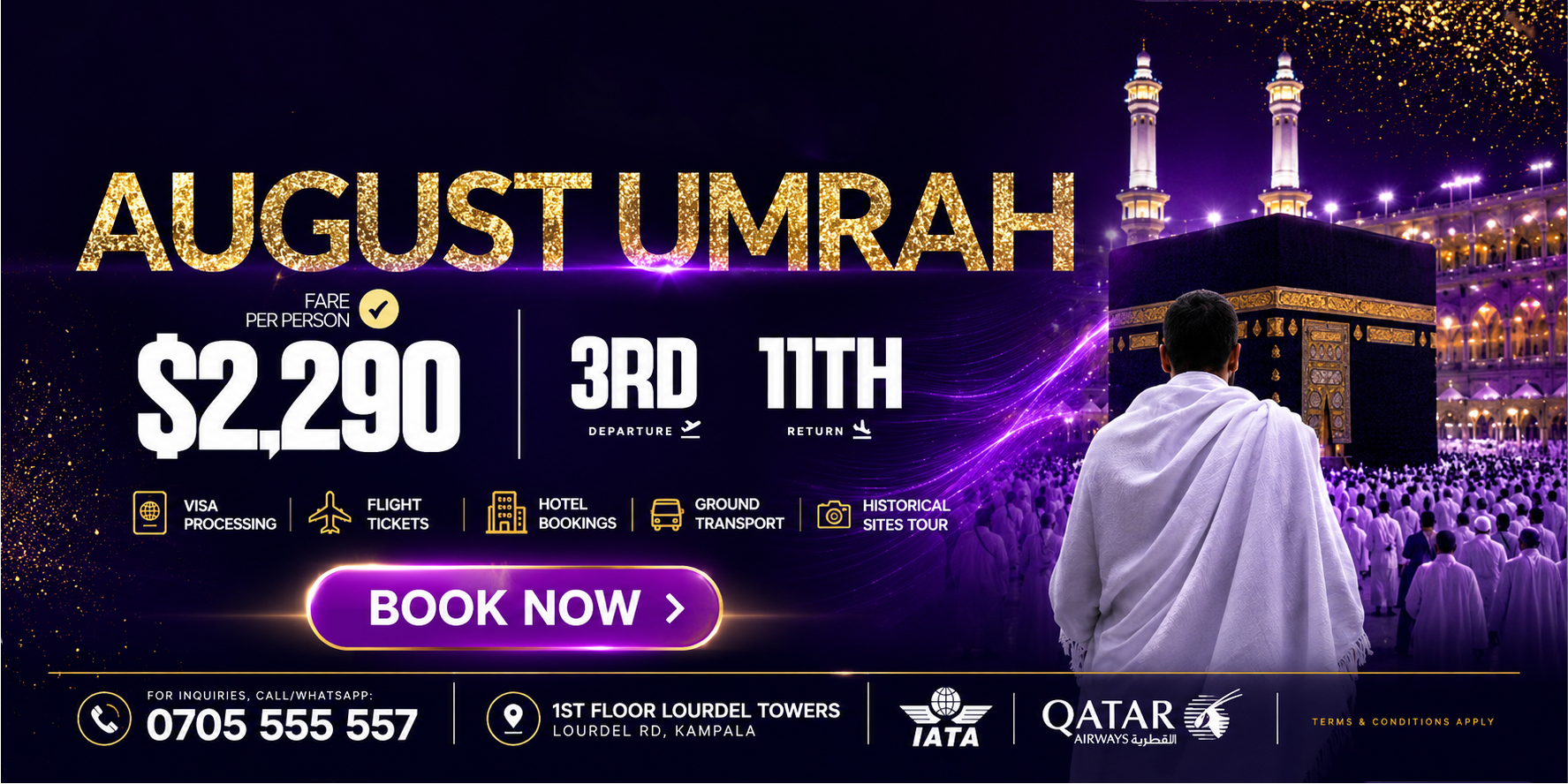 Premium Umrah Package (21 Days)